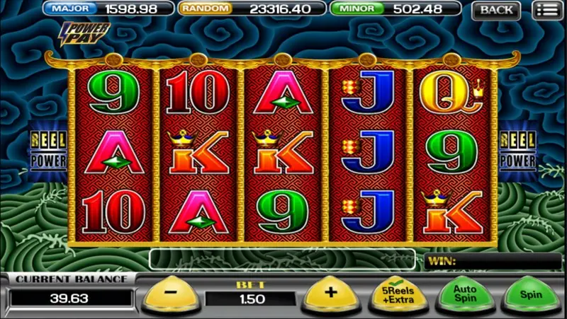 5 Dragons slot from the ACE333 mini games lobby