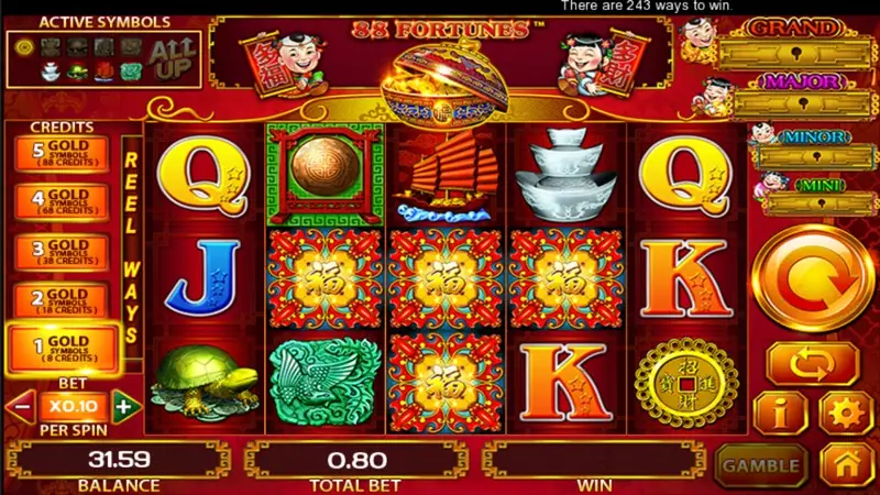 88 Fortune reels in the ACE333 app
