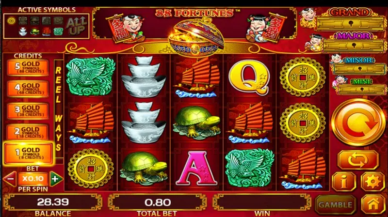 88 Fortune on a mobile screen