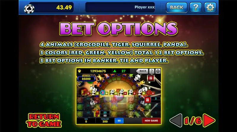 Animal Circus slot on 3Win8 with circus animals performing around the reels