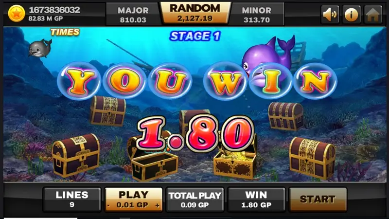 Ocean Paradise free spins round on Joker123