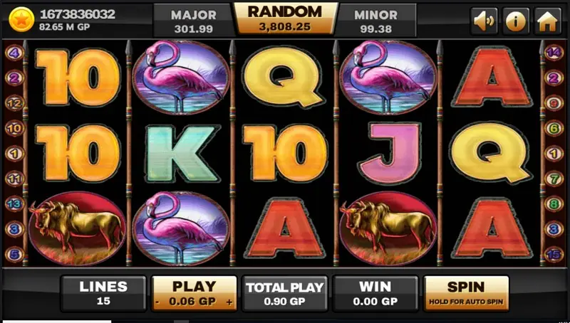 Safari Heat slot on Joker123 with African animals against a sunset sky