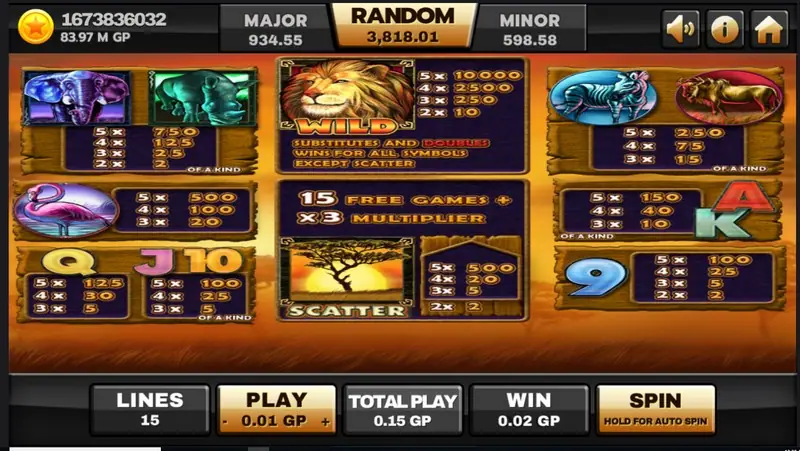 Safari Heat winning line highlighted on the Joker123 reels