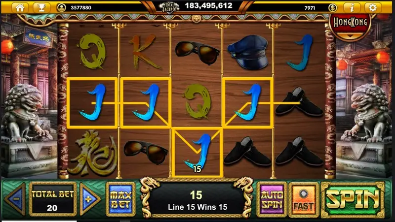 Bruce the Legend reels with Bruce Lee wild symbol in play