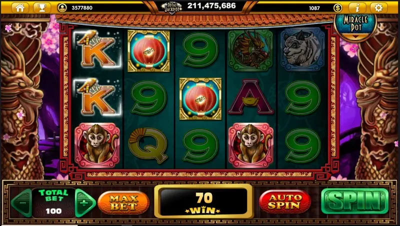 Fu Lai paytable screen listing the symbol values