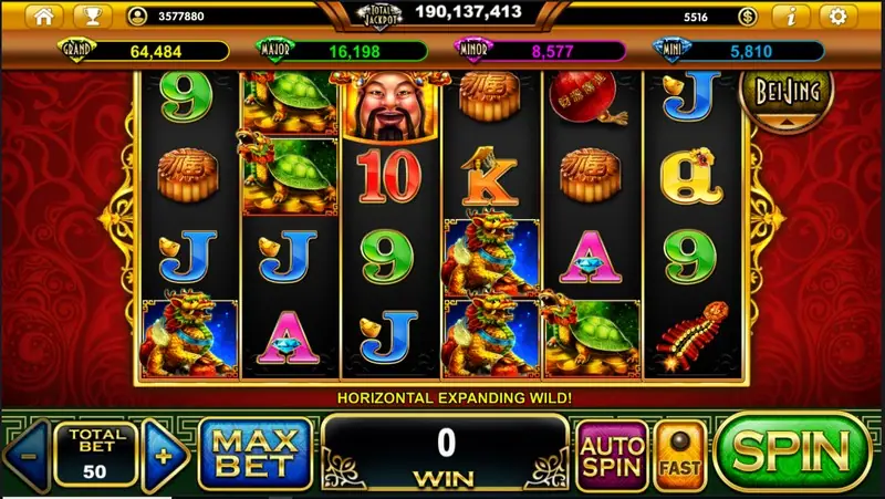 Great Abundance slot on Live22 with Chinese wealth gods and gold symbols
