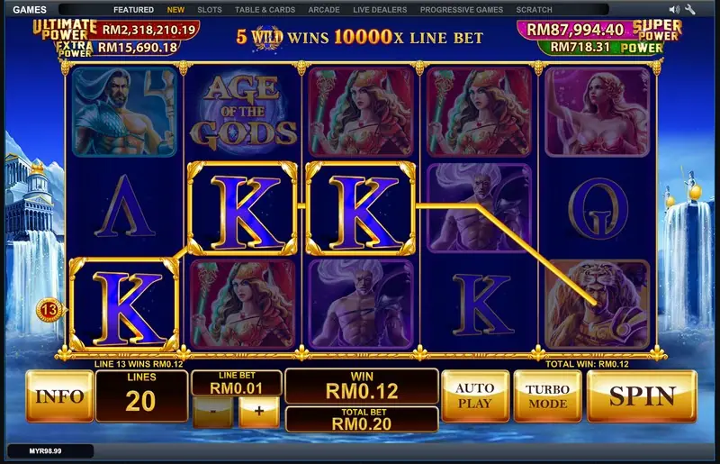Pantheon of Power feature on Age of the Gods with a cash award