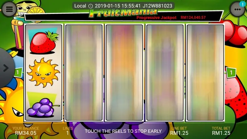 Fruit Mania reels on LPE88 with classic fruit symbols