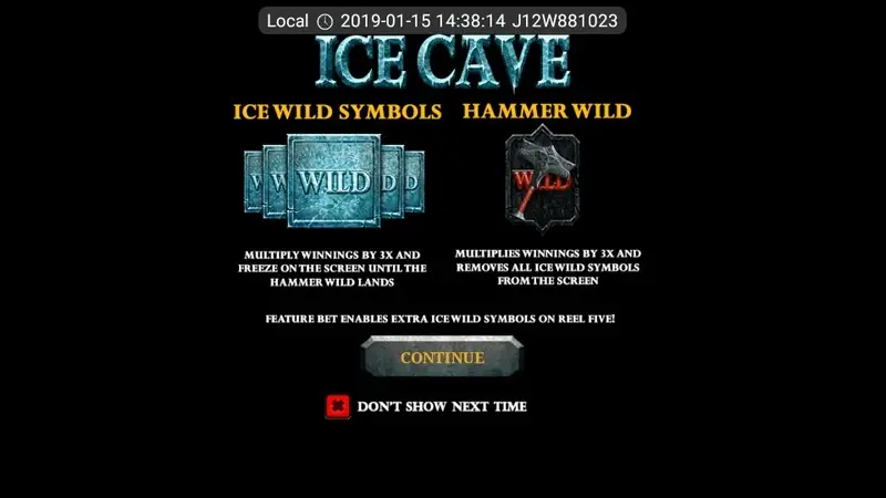 Ice Cave slot on LPE88 with Norse gods and icy runes