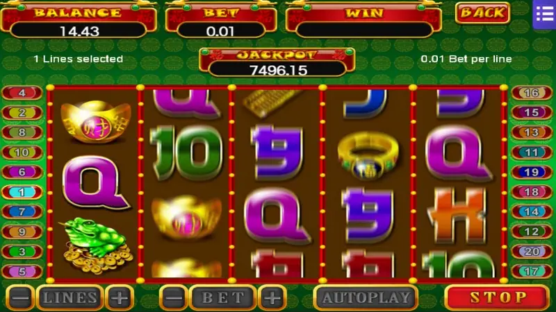 5 Fortune reels returning to the main game after the gamble