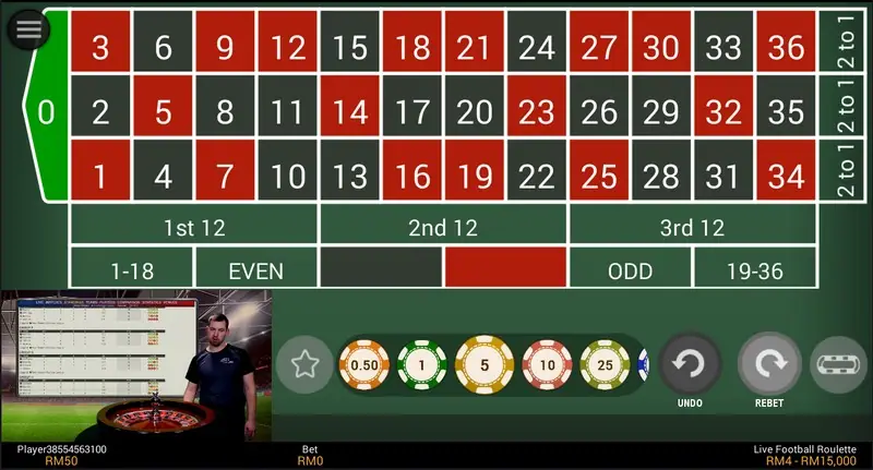 NTC33 roulette table with the wheel and betting layout
