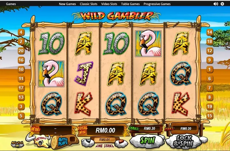 Selecting extra symbols to make wild in Wild Gambler