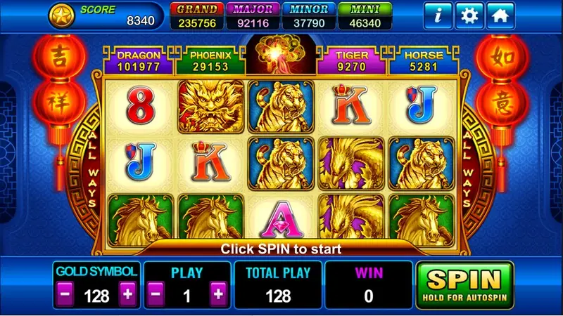 Fortune Tree slot with a golden money tree beside the reels