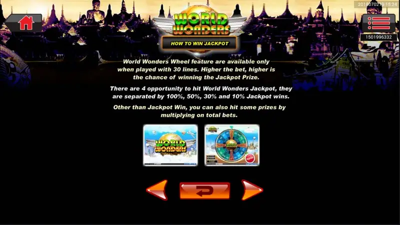 Total bet box in Amazing Thailand after changing coin value