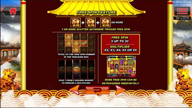 Big Prosperity winning line highlighted on the reels