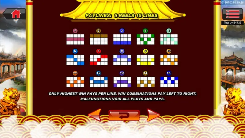 Fortune Cookies top award shown in the Big Prosperity paytable