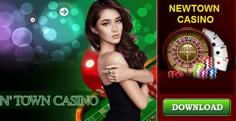 NTC33 Newtown Android download screen with slot and live options